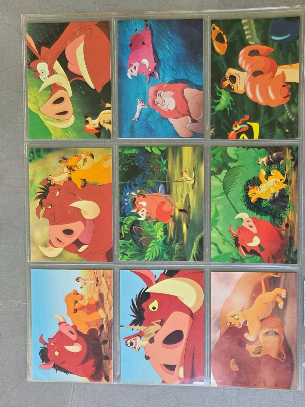 Disney Lion King Trading Cards 19-25, 55-63, 136-144, 145-153 (36 Total Cards)